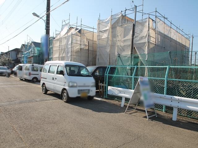 Local appearance photo. Hino Manganji 3-chome, site landscape Under construction