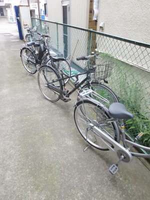 Other common areas. It is a bicycle parking space