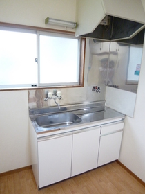 Kitchen. There is also a window to the kitchen space