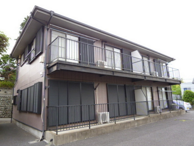 Building appearance. Sunny