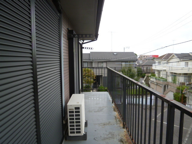 Balcony. Spacious balcony