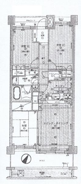Floor plan. 3LDK, Price 31 million yen, Occupied area 75.39 sq m