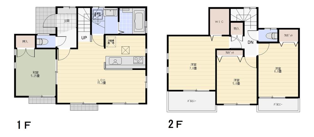 Floor plan. 36,800,000 yen, 4LDK, Land area 99.19 sq m , Building area 91.08 sq m