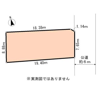 Compartment figure. Hino City, Tokyo Tamadaira 7-chome