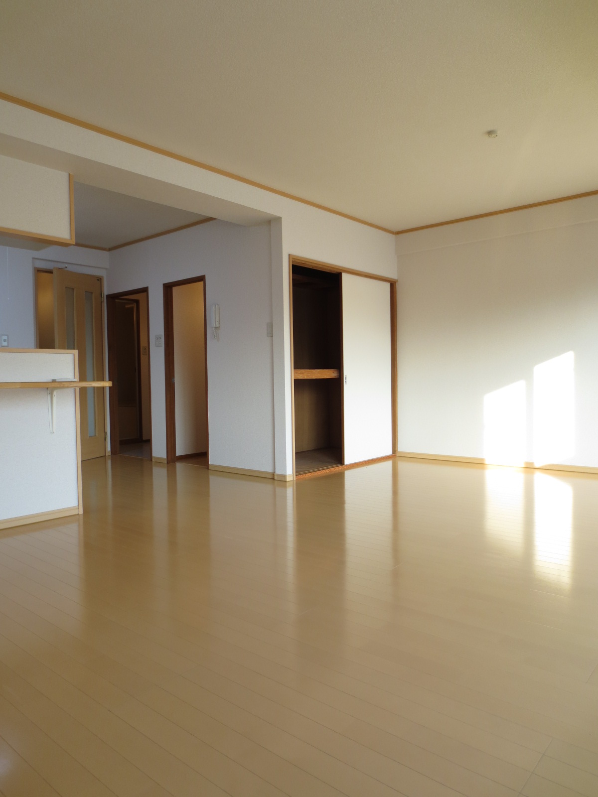 Living and room. Storage is left as it is