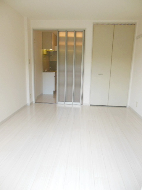 Other room space. Clean flooring in the rooms in which the white tones