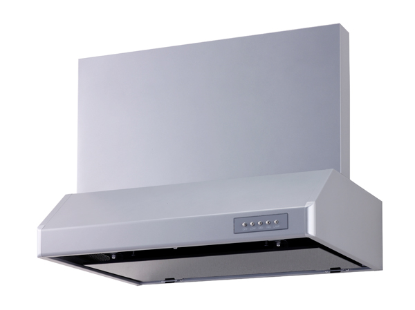 Kitchen.  [Rectification Backed range hood] Range hood, Gathered the smell and smoke efficient, Care has to be equipped with a simple rectification plate. (Same specifications)