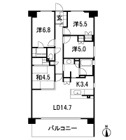 Floor: 4LDK + walk-in closet, the occupied area: 86.97 sq m, Price: 35,800,000 yen, now on sale