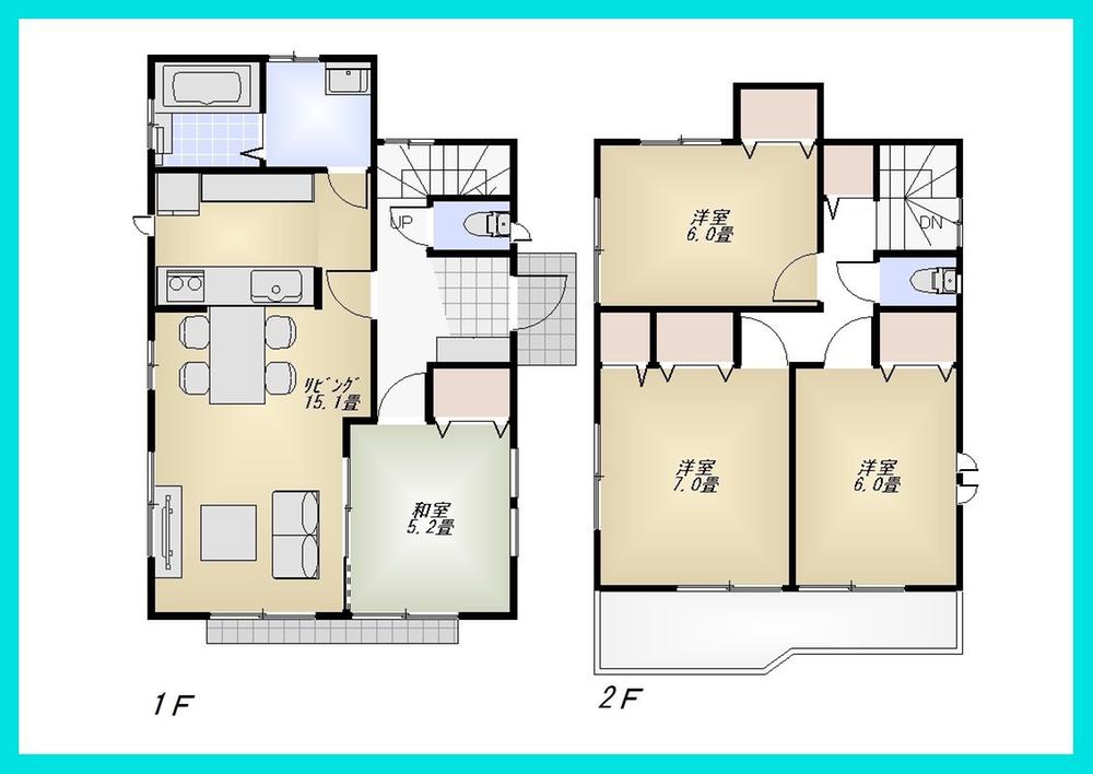 Floor plan. 42,900,000 yen, 4LDK, Land area 126.71 sq m , Building area 95.02 sq m
