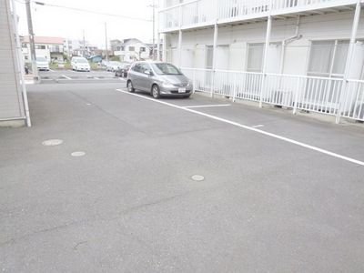 Parking lot. On-site parking