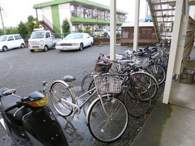 Other common areas. Bicycle parking space