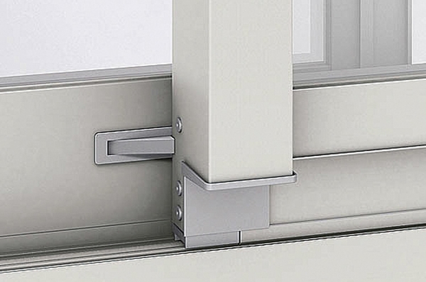 Crime prevention while small opening sash through the wind (same specifications)