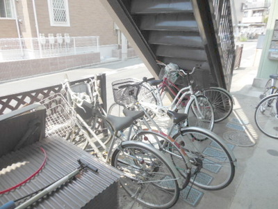 Entrance. Bicycle ownership