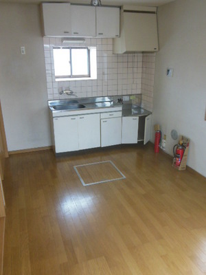 Living and room. Kitchen space