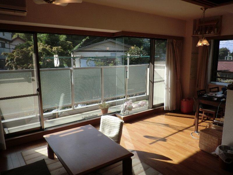 Living. Good is living bright and sunny with large windows.