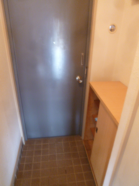 Entrance. There is also a shoe rack