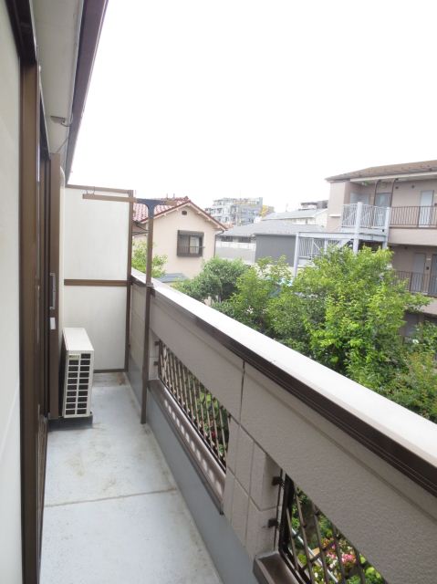 Balcony. Spacious veranda