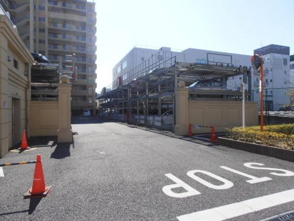 Parking lot. Common areas