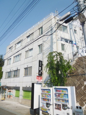 Building appearance. Day is good