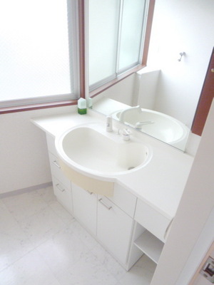 Washroom. Independent wash basin