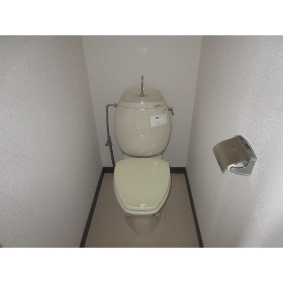 Toilet. It is kept clean the toilet.