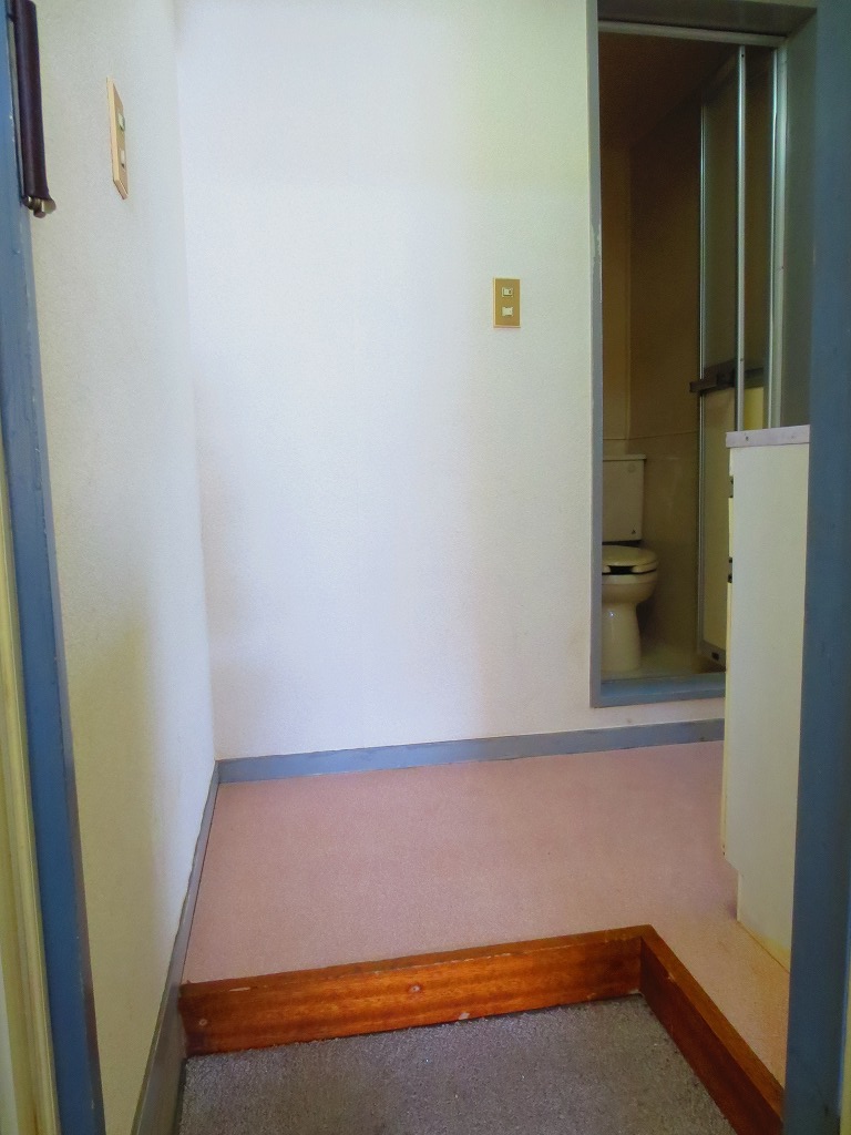 Entrance. We step is designed to be low