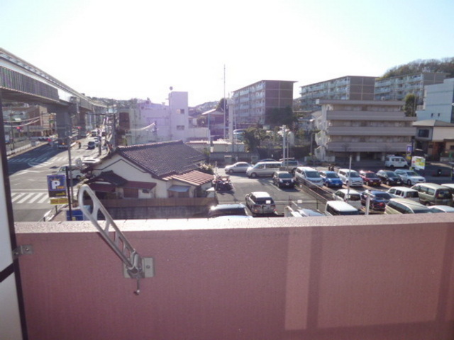 View. The view from the balcony