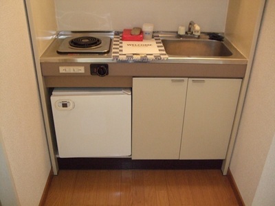 Kitchen. ☆ 1-neck electric stove ☆