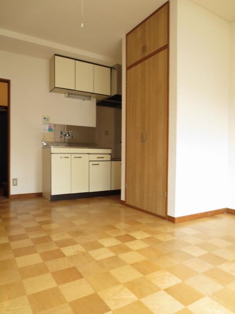 Living and room. Open space because there is no partition between the kitchen