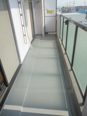 Balcony. Balcony with space