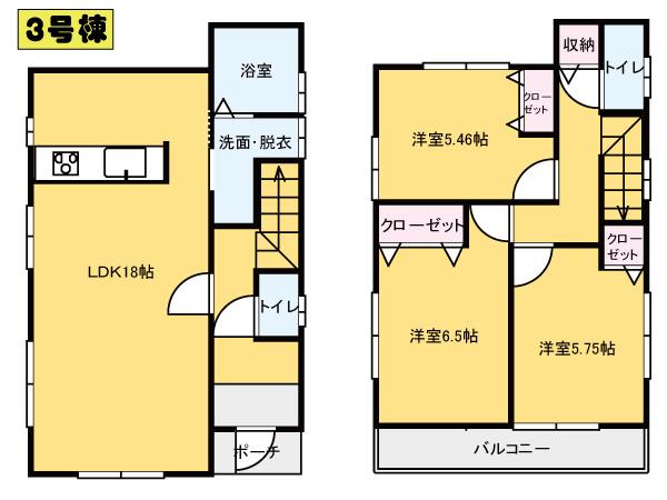 Floor plan. The proximity of the 2-minute walk to attend natural rich Hinochuo park every day