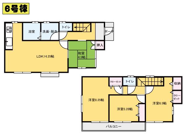 Floor plan. The proximity of the 2-minute walk to attend natural rich Hinochuo park every day