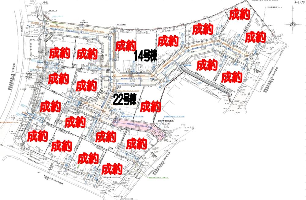 The entire compartment Figure. Seddo to 6m public roads within the development zone. Day also good living environment is also good.