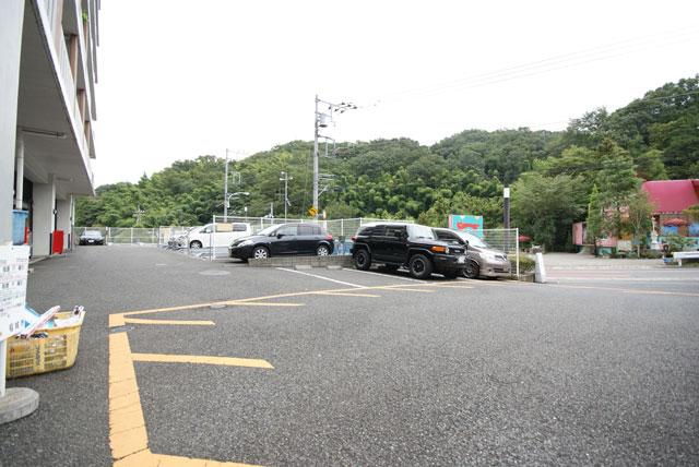 Parking lot. Common areas