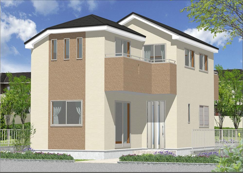 Rendering (appearance). Building 2 is plenty of garden on the south side ☆ 