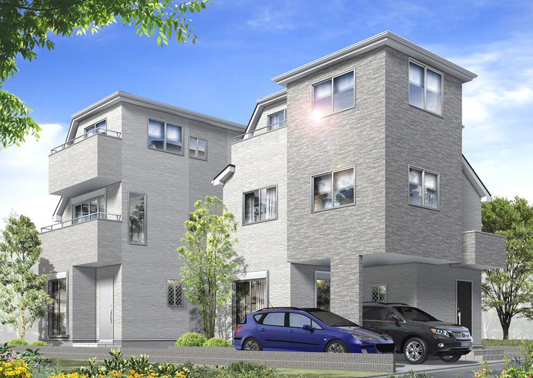 Rendering (appearance). Building completed image view