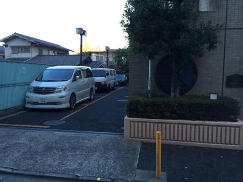 Parking lot. Common areas