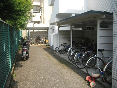 Other common areas. bicycle parking space