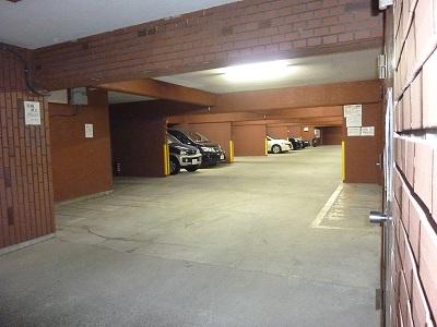 Parking lot. Common areas