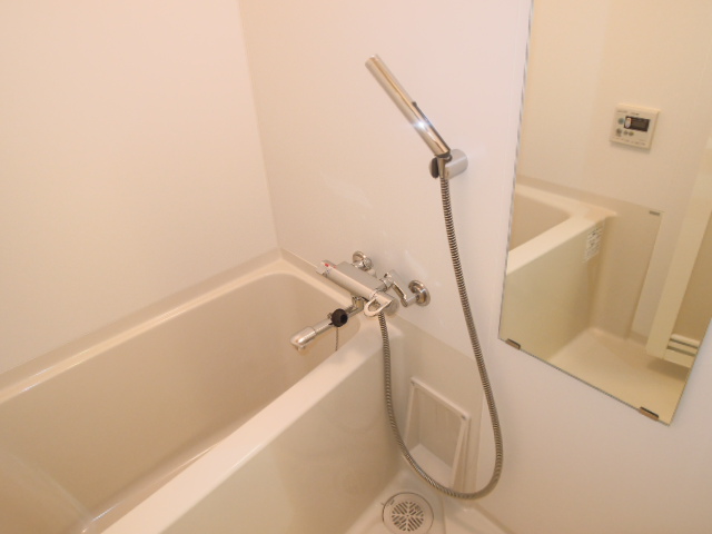 Bath. Bus with bathroom dryer