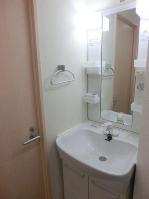 Washroom. Independent wash basin