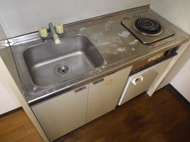 Kitchen. Reform is a before photograph of