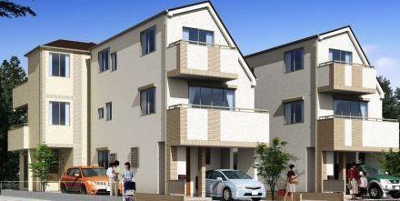 Rendering (appearance). Local is the completed your house. Good floor plan of usability housework flow line is aggregated on the second floor. Zenshitsuminami facing all day, Bright is your house. View from the third floor is the best. I'd love to, Please take a look. 