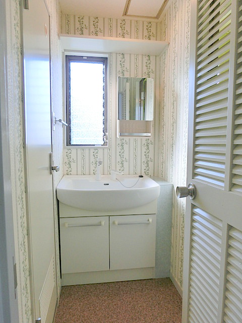 Washroom. Independent wash basin