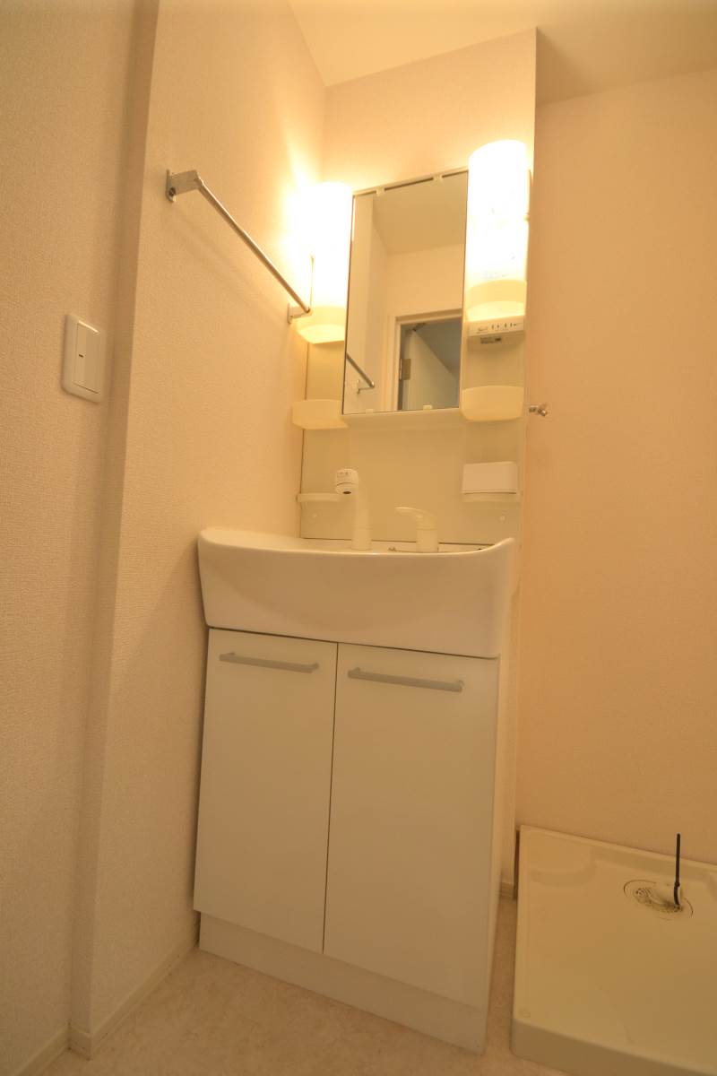 Washroom. Independent wash basin