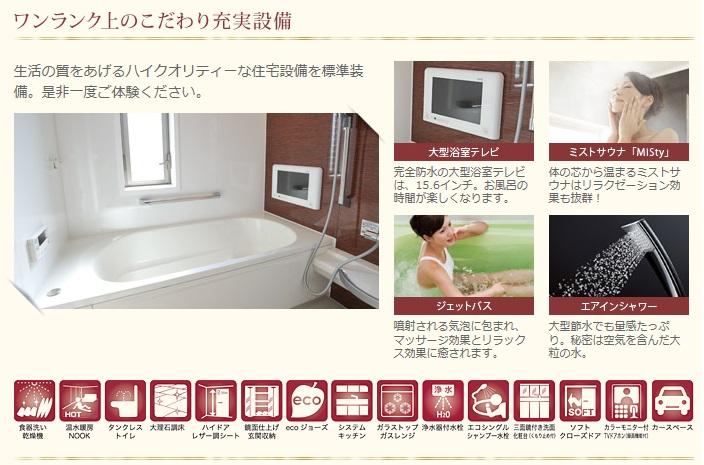 Bathroom. Example of construction