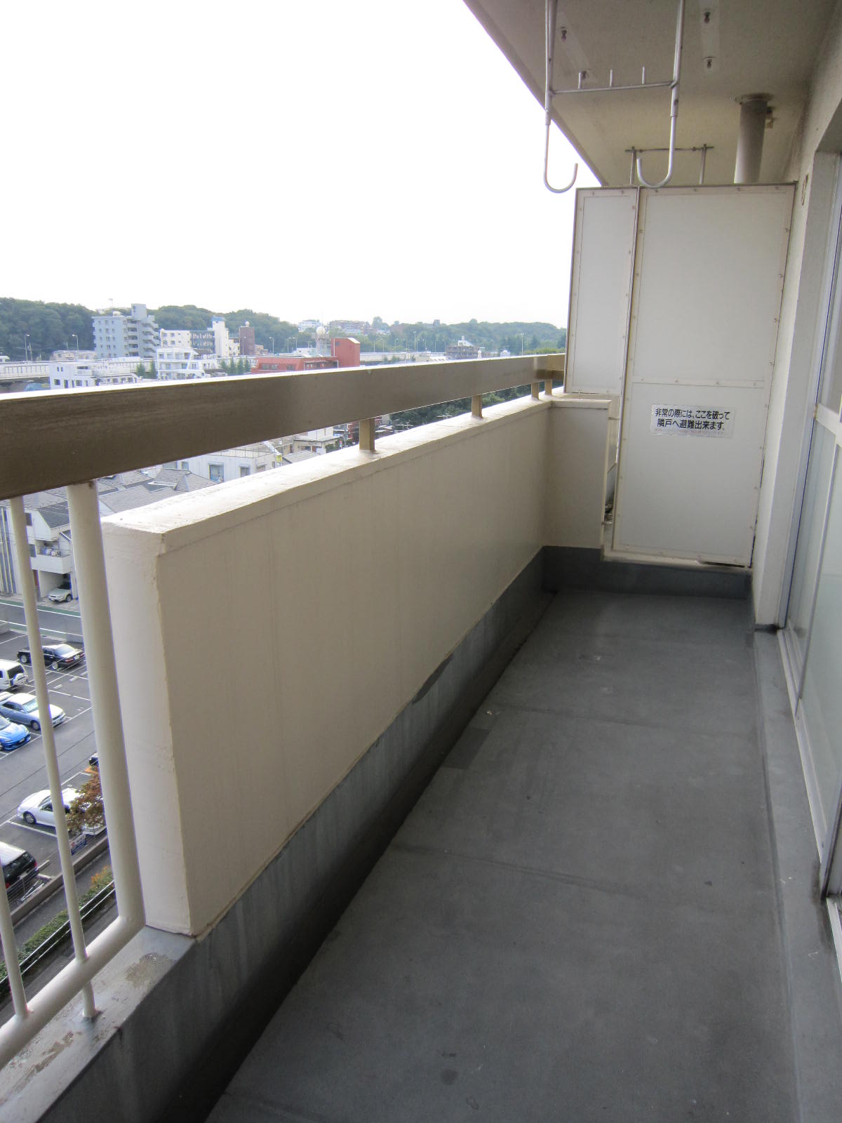 Balcony. South-facing balcony