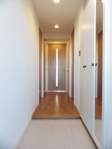 Entrance. It opens the door to the living room and then insert a bright light.