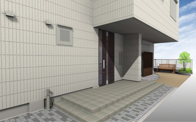 Entrance. Auto-lock with the entrance