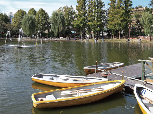 Surrounding environment. Tribute park (about 990m)